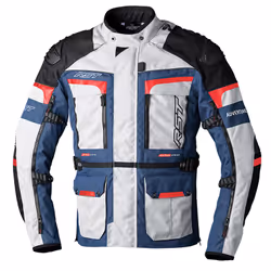 RST Pro Series Adventure-X Giacca tessile da donna, bianco-rosso-blu, dimensione M per donne