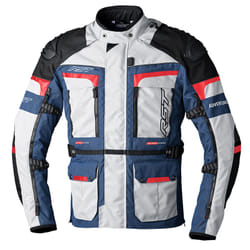 RST Pro Series Adventure-X Giacca tessile da donna, bianco-rosso-blu, dimensione M per donne