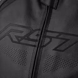 RST S1 Giacca in pelle moto, nero, dimensione 40 per uomo