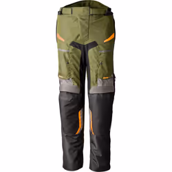 RST Pro Series Maverick Evo Pantaloni tessili moto, grigio-verde-arancione, dimensione M per uomo