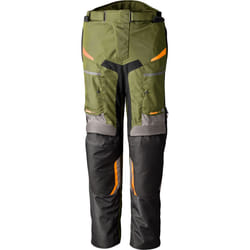 RST Pro Series Maverick Evo Pantaloni tessili moto, grigio-verde-arancione, dimensione M per uomo