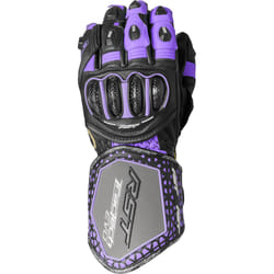 RST TracTech Evo 4 Guanti da moto da donna, nero-porpora, dimensione L per donne
