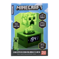 Paladone Creeper Icon Sveglia digitale Verde - Vista aggiuntiva 4