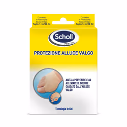 Dr Scholl Protezione Alluce Valgo allevia il dolore e previene lo sfregamento. Comfort garantito grazie al gel morbido ipoall ...