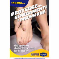 Dr Scholl Protezione Alluce Valgo Prevenzione e Sollievo Dolore 1 Pezzo Taglia 36/38