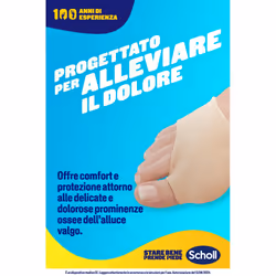 Dr Scholl Protezione Alluce Valgo Prevenzione e Sollievo Dolore 1 Pezzo Taglia 36/38