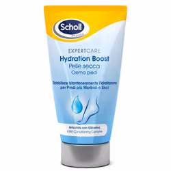 Scholl Hydration Boost Crema per Piedi Secchi 150ml, arricchita con glicerina e Skin Conditioning Complex, è la soluzione ott ...