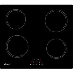 Piano Cottura Induzione 4 Fuochi 6000W Sicurezza Bambini Potenza Regolabile 99 Min 59cm CD4BIH-E - Ciarra