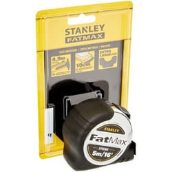 Stanley - Fatmax 5-33-886, Metro a nastro 5m, retrattile, custodia in alluminio,