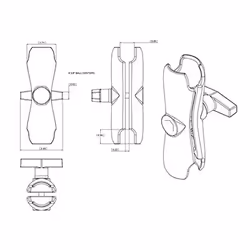 RAM Mounts RAM-201U parte e accessorio per supporti - Vista aggiuntiva 3