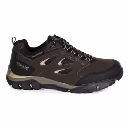 Regatta Holcombe Low, Maschio, Adulto, Nero, Marrone, Stivali da esterno, Trekking, Camminare, Peat Gold Fawn