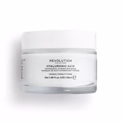 Revolution Beauty Hyaluronic Acid Overnight Hydrating Mask, Maschera detergente, Donna, Idratante, Vasetto, Aqua/Water/Eau, G ...