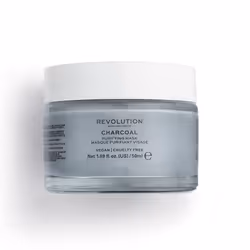 Revolution Beauty Charcoal Purifying Mask, Maschera detergente, Unisex, Purificante, Vasetto, Aqua/Water/Eau, Kaolin, Magnesi ...
