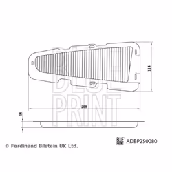 Indice: ADBP250080. Numero del Produttore: ADBP250080. Produttore: BLUE PRINT.