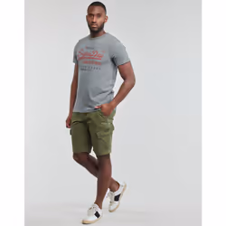 Pantaloni corti Superdry VINTAGE CORE CARGO SHORT Kaki - 28 - Vista aggiuntiva 3