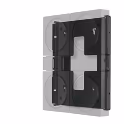 Flexson FLXSAWX4WM1021, Parete, Metallo, Nero, Parete, 47,4 cm, 437 mm
