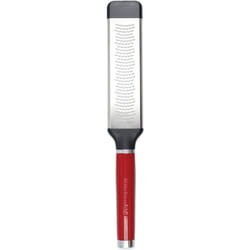 Kitchenaid - Grattugia fine per formaggio dedede Doppia Direzione dedede Acciaio Inox, Rosso