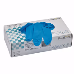 Draper Guanti da officina in nitrile blu (100 pezzi)