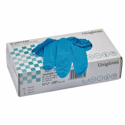 Draper Guanti da officina in nitrile blu (100 pezzi)