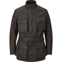 Belstaff Trialmaster Giacca di cera da moto, marrone, dimensione 3XL per uomo