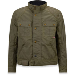 Belstaff Brooklands Giacca Motorycle Wax, verde, dimensione 5XL per uomo