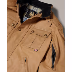 Belstaff Brooklands Giacca Motorycle Wax, beige, dimensione 4XL per uomo - Vista aggiuntiva 3