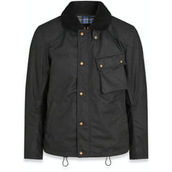 Belstaff Convoy Giacca tessile moto, nero, dimensione 3XL per uomo