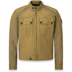 Belstaff Temple Giacca moto in tessuto, verde, dimensione 4XL per uomo