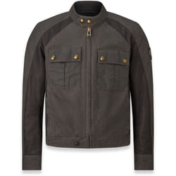 Belstaff Temple Giacca di cera da moto, marrone, dimensione L per uomo