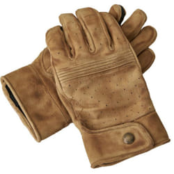 Belstaff Montgomery Velours Guanti da moto, beige, dimensione S per uomo