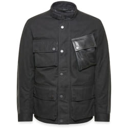 Belstaff Trackmaster impermeabile Giacca di cera da moto, nero, dimensione 2XL per uomo