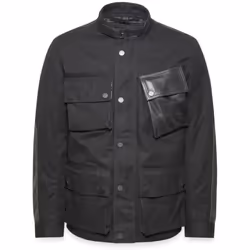 Belstaff Trackmaster impermeabile Giacca di cera da moto, nero, dimensione S per uomo - Vista aggiuntiva 2