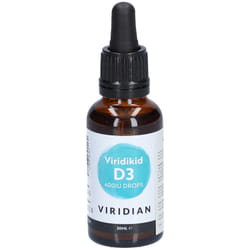 Viridian Viridikid Vitamin D3 400Ui Gocce 30Ml 1 pz orali