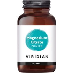 Viridian Magnesium Citrate Polvere 150G Magnesio Citrato 150 g per soluzione orale