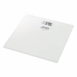 A&D Medical UC-502, Bilancia pesapersone elettronica, 180 kg, 100 g, Bianco, kg, lb, Quadrato