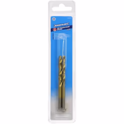Descrizione Silverline 509102 - Set di 2 punte per trapano HSS rivestite in titanio, 6,0 mm