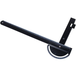 Silverline - guida angolare per marcatura e taglio squadra 550mm goniometro 0-70°