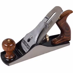 Rosewood handle secured with 2 brass screws. Milled sides, brass adjusting screw and heavy duty 2mm blade. Simple, rapid adju ...