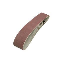 Silverline - 5 nastri abrasivi 50 x 686 mm - Grana 80