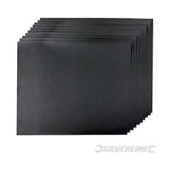 Silverline - Carta abrasiva a secco e ad acqua 10pz Grana 600