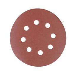Silverline - Dischi perforati a fissaggio strappo 125 mm 10pz Grana 240