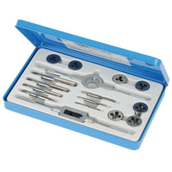 Silverline - Set di maschi per filettare e filiere 16 pzi 16 p.zi