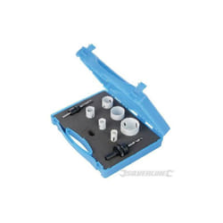 Silverline - Kit di 9 seghe a tazza bimetallica per elettricisti denti hss temprati