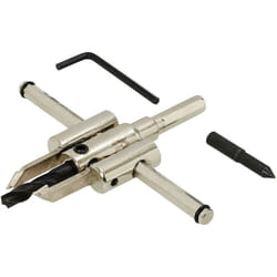 Silverline - Fresa circolare regolabile 30-120 mm