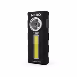 NEBO TiNO, Torcia elettrica con supporto magnetico, Nero, Plastica, Pulsanti, LED, 250 lm