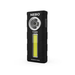 NEBO TiNO Nero Torcia elettrica con supporto magnetico LED