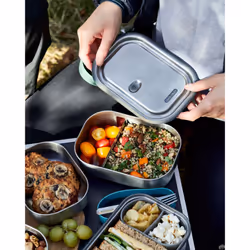 black+blum BAM-SS-L010 recipiente per cibo Rettangolare Scatola 1 L Oliva 1 pz