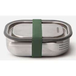 black+blum BAM-SS-S010 recipiente per cibo Rettangolare Scatola 0,6 L Oliva 1 pz