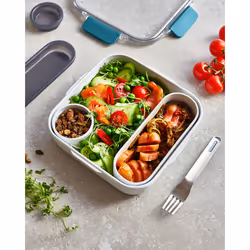 black+blum BAO-BA005 contenitore portapranzo Contenitore per il pranzo 1 L Silicone, Acciaio inox Acciaio inox, Turchese 1 pz - Vista aggiuntiva 6