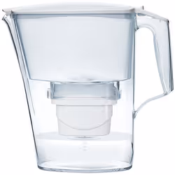 Hyundai PJ0633ART2541, Caraffa filtrante, 2,4 L, Trasparente, Bianco